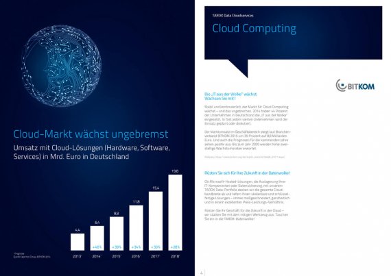 Broschüre TAROX Data Cloudservices