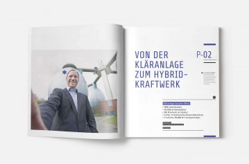 Von der Kläranlage zum Hybridkraftwerk - Katalog „Starke Partner – exzellente Projekte“