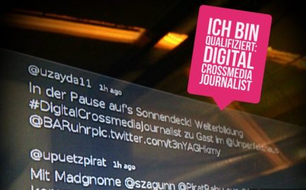 Ich bin qualifiziert: Digital-Crossmedia-Journalist*in